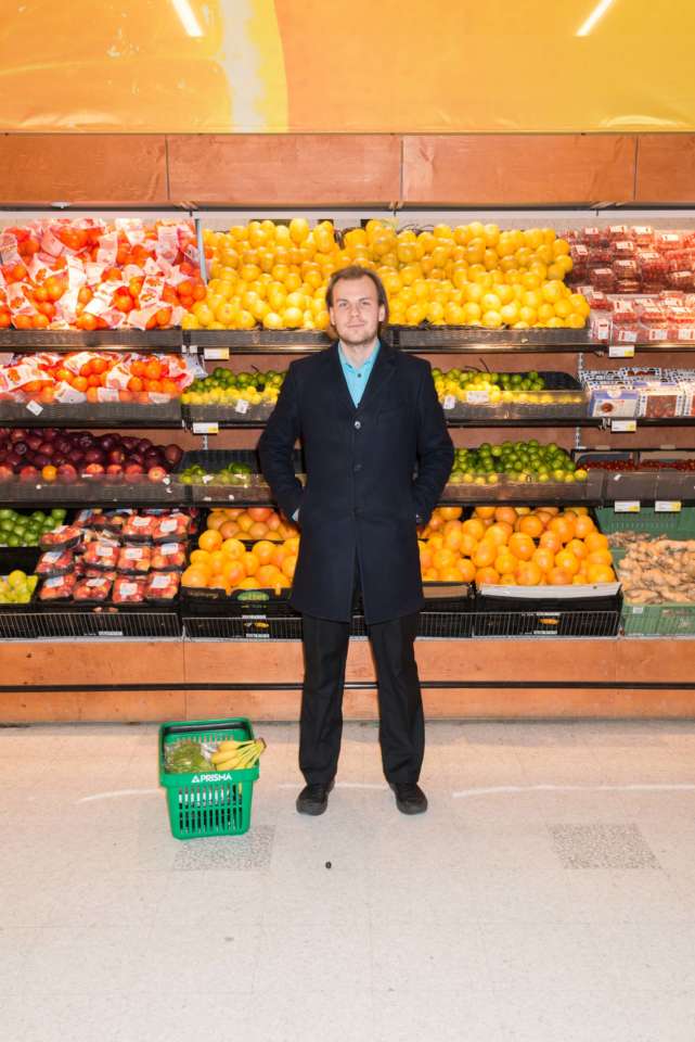4:16 am Kannelmäki 24h Prisma people is a documentary photography project by Onni Aaltonen